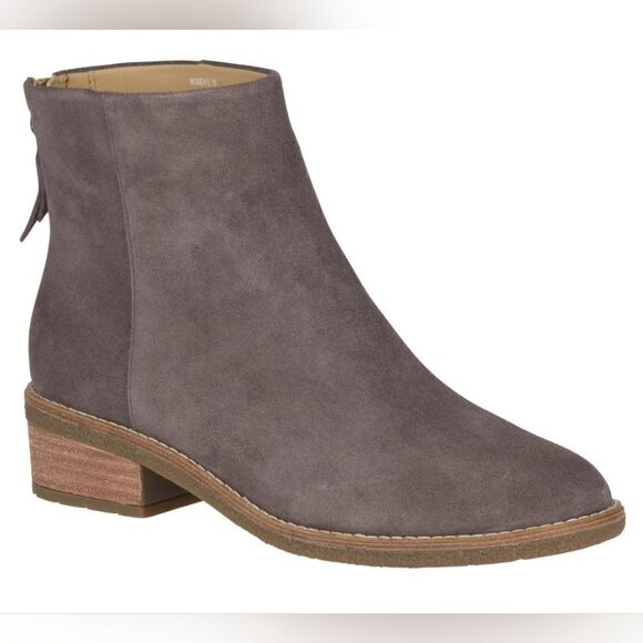 SPERRY Gray Suede Ankle Boot MAYA BELLE -‎ Size 6 1/2 - Picture 1 of 10